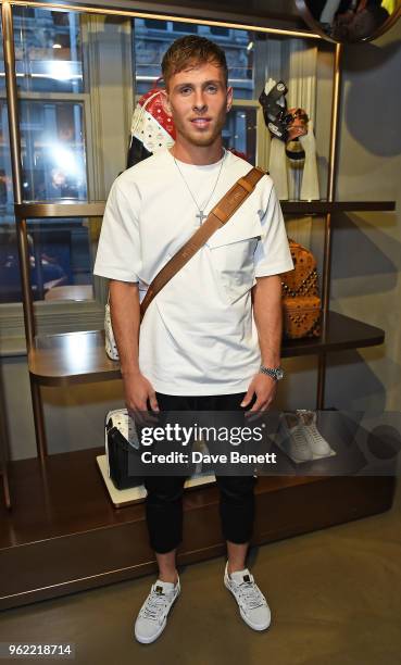 Charlie Colkett attends PUMA x MCM Collaboration London Launch Party in partnership with British GQ Style on May 24, 2018 in London, England.