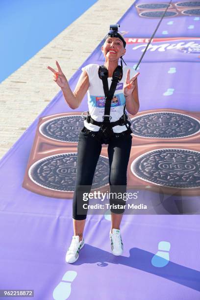 Natascha Ochsenknecht during the Milka Charity House-Running-Event on May 24, 2018 in Hamburg, Germany.