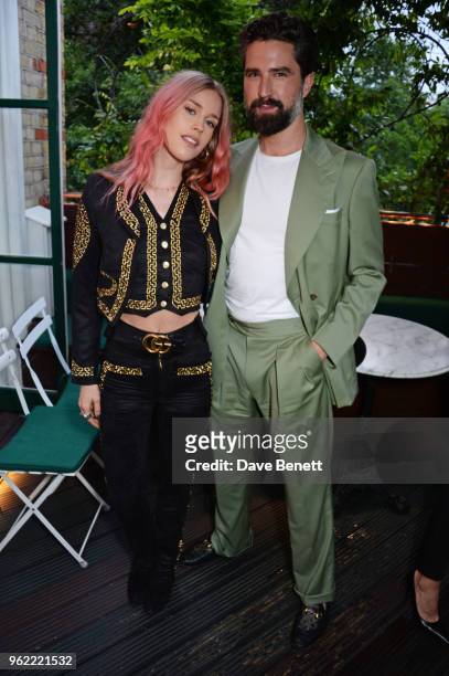 Mary Charteris and Jack Guinness attend a private dinner hosted by Cartier to celebrate the opening of the British Polo Season at Casa Cruz on May...