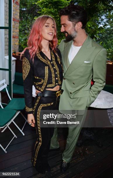 Mary Charteris and Jack Guinness attend a private dinner hosted by Cartier to celebrate the opening of the British Polo Season at Casa Cruz on May...