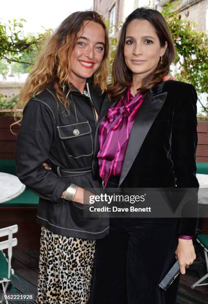 Alice Temperley and Astrid Munoz attend a private dinner hosted by Cartier to celebrate the opening of the British Polo Season at Casa Cruz on May...