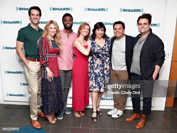 John Riddle, Caissie Levy, Jelani Alladin, Patti Murin, Kristen Anderson-Lopez, Robert Lopez and Greg Hildreth take part as SiriusXM on Broadway...