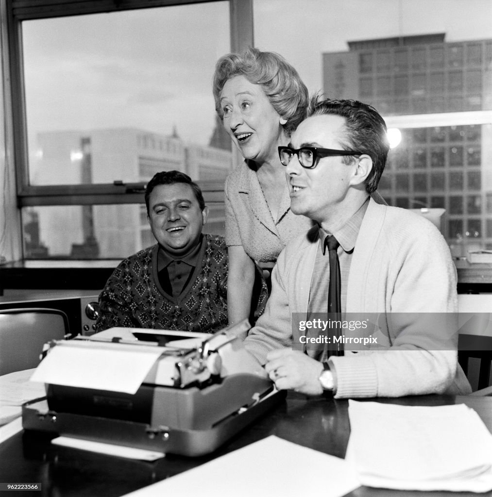Harry Driver Writer Coronation Street scriptwriters Harry Driver and Vince Powell with ...