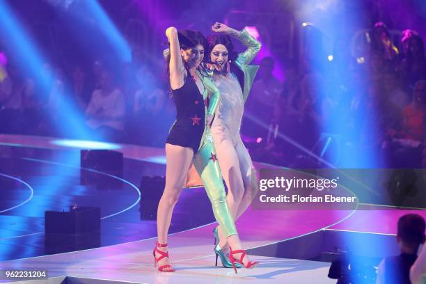 Christina Peno during the Germany's Next Topmodel Finals at ISS Dome on May 24, 2018 in Duesseldorf, Germany.