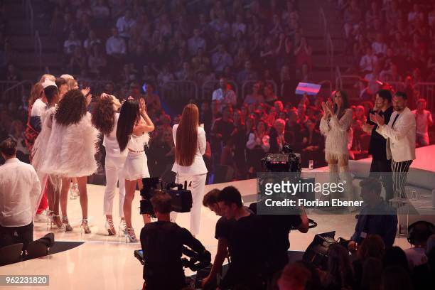 General view tduring the Germany's Next Topmodel Finals at ISS Dome on May 24, 2018 in Duesseldorf, Germany.