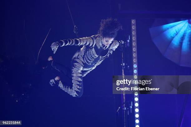 Julianna Townsend during the Germany's Next Topmodel Finals at ISS Dome on May 24, 2018 in Duesseldorf, Germany.