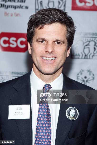 Timothy P. Shriver, Chairman & CEO, Special Olympics, at the Eunice Kennedy Shriver Act support reception at the Hart Building on January 27, 2010 in...