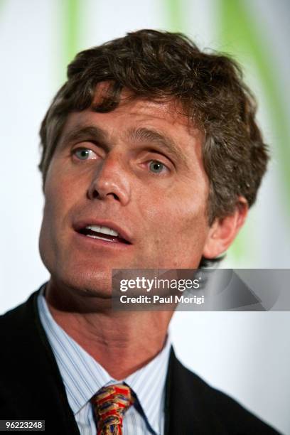 Anthony Kennedy Shriver, Founder & Chairman, Best Buddies International, attends the Eunice Kennedy Shriver Act support reception at the Hart...