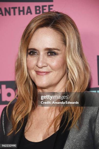 Political commentator Samantha Bee arrives at TBS' "Full Frontal With Samantha Bee" FYC Event at the Writers Guild Theater on May 24, 2018 in Beverly...