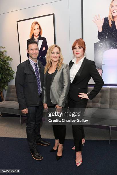 Brett Weitz, Executive Vice President, TBS Originals, Executive Producer Samantha Bee, and actor Molly Ringwald attend 'Full Frontal with Samantha...