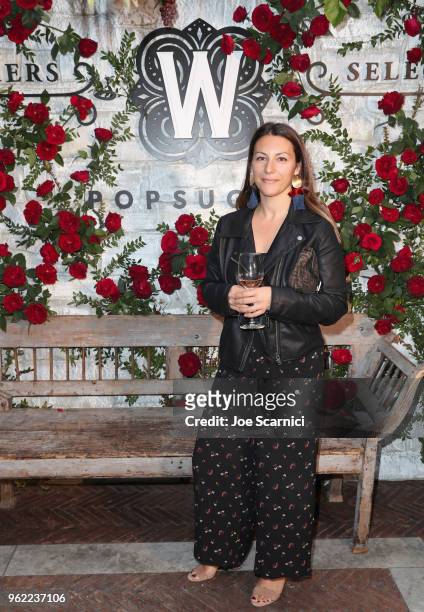 Lindsey Love attends POPSUGAR x Winemaker's Selection Launch at A.O.C on May 24, 2018 in Los Angeles, California.