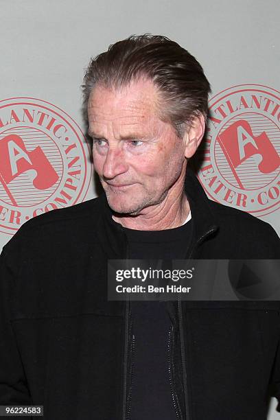 Writer Sam Shepard attends the "Ages of the Moon" opening night party at Moran's Restaurant on January 27, 2010 in New York City.