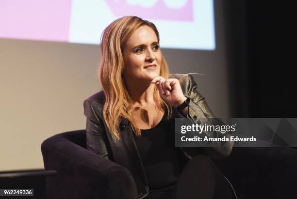 Political commentator Samantha Bee attends TBS' "Full Frontal With Samantha Bee" FYC Event at the Writers Guild Theater on May 24, 2018 in Beverly...