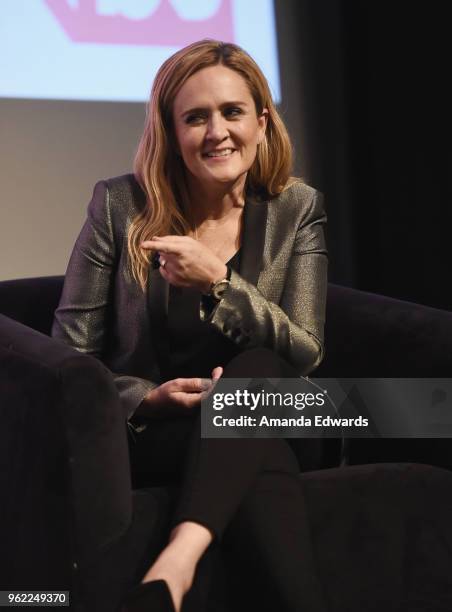 Political commentator Samantha Bee attends TBS' "Full Frontal With Samantha Bee" FYC Event at the Writers Guild Theater on May 24, 2018 in Beverly...