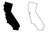 California map vector