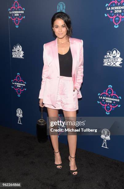 Emmanuelle Chriqui attends the 20th Century Fox 2018 LA Screenings Gala at Fox Studio Lot on May 24, 2018 in Century City, California.