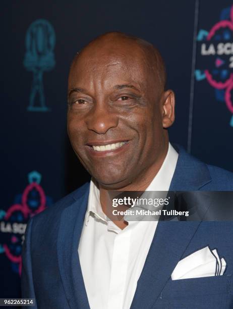 John Singleton attends the 20th Century Fox 2018 LA Screenings Gala at Fox Studio Lot on May 24, 2018 in Century City, California.