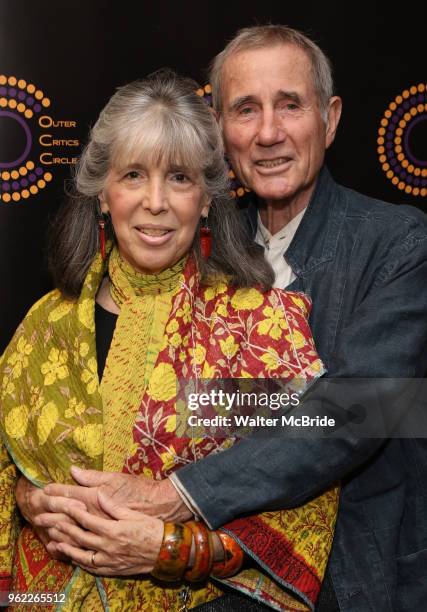 Julia Schafler and Jim Dale attend the 68th Annual Outer Critics Circle Theatre Awards at Sardi's on May 24, 2018 in New York City.