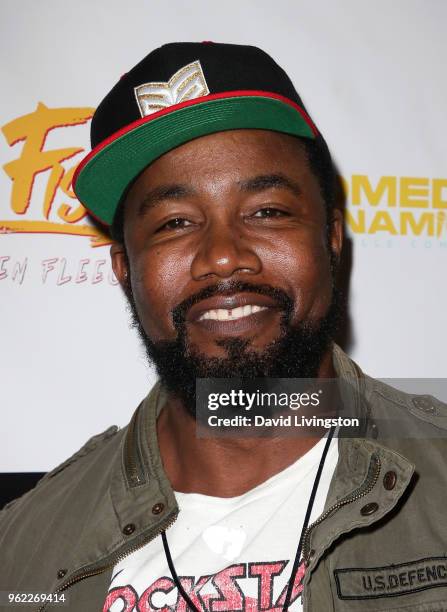 Actor Michael Jai White attends the premiere of Comedy Dynamics' "The Fury of the Fist and the Golden Fleece" at Laemmle's Music Hall 3 on May 24,...