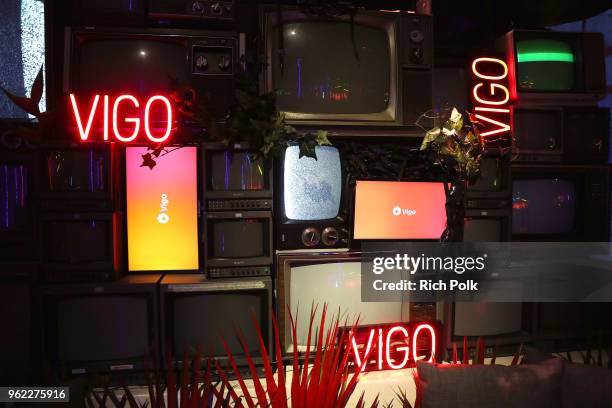 General view of atmosphere is seen at the Vigo Video Launch Party at Le Jardin on May 24, 2018 in Hollywood, California.