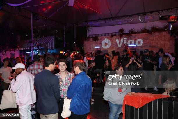 General view of atmosphere is seen at the Vigo Video Launch Party at Le Jardin on May 24, 2018 in Hollywood, California.