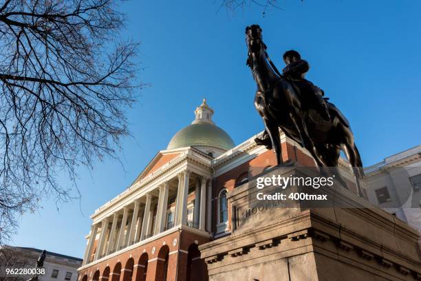 massachusetts state house - rsm stock-fotos und bilder