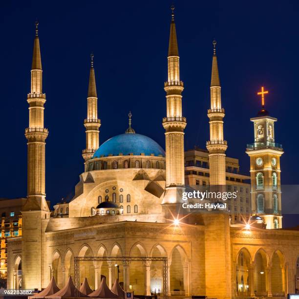 al-ameen mosque - ベイルート ストックフォトと画像