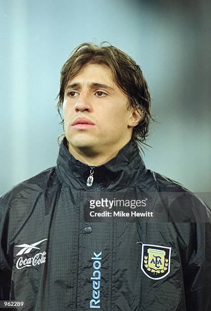 Portrait of Hernan Crespo of Argentina before the International Friendly Match against Italy at the Stadio Olimpico in Rome, Italy. Argentina won the...