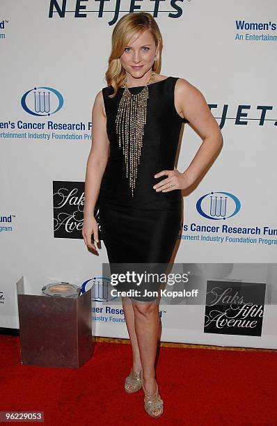Actress Jessica Capshaw arrives to the EIF's Women's Cancer Research Fund Hosts "An Unforgettable Evening Benefit at the Beverly Wilshire Four...