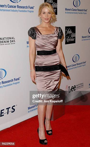 Actress Christina Applegate arrives to the EIF's Women's Cancer Research Fund Hosts "An Unforgettable Evening Benefit at the Beverly Wilshire Four...