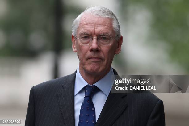 Chairman of the Grenfell Tower Inquiry, retired judge Martin Moore-Bick, arrives to attend the Phase 1 Inquiry hearings into the causes of and...