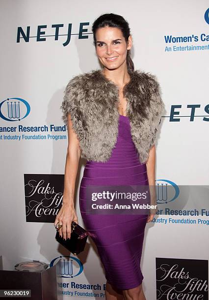 Actress Angie Harmon attend An Unforgettable Evening Benefitting EIF's Women's Cancer Fund at Beverly Wilshire Four Seasons Hotel on January 27, 2010...