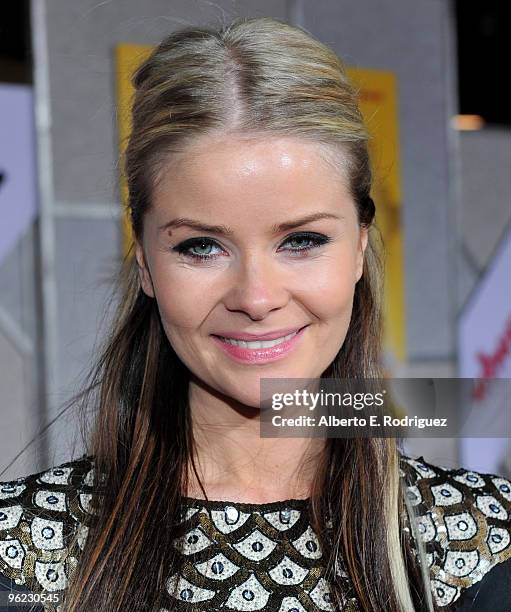 Actress Anita Briem arrives at the world premiere of Touchstone Pictures' "When in Rome" held at the El Capitan Theater on January 27, 2010 in Los...