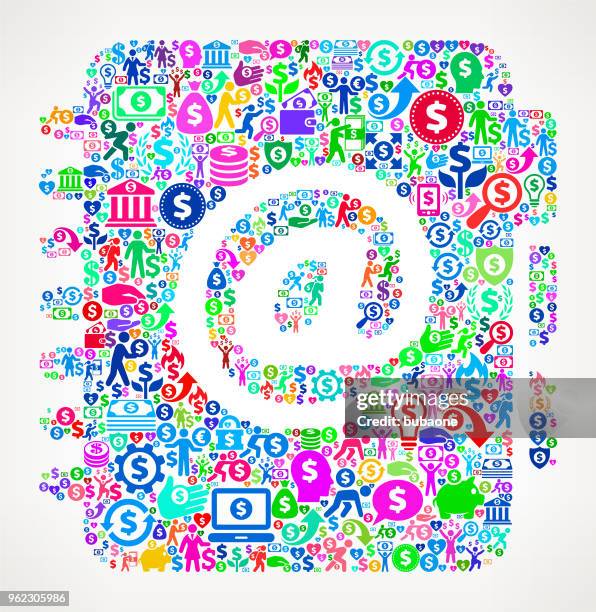 email contacts money vector icon pattern - book stack white background stock illustrations
