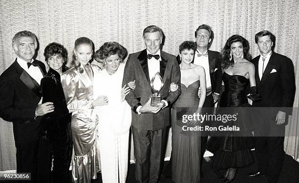 Charlton Heston with Ricardo Montalban, Katharine Ross, Stephanie Beacham, Emma Samms, Tract Scoggins and Maxwell Caulfield