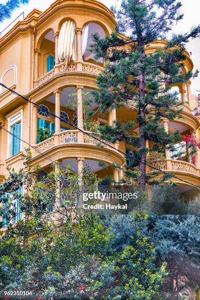 architecture of the past - beirut city stock pictures, royalty-free photos & images