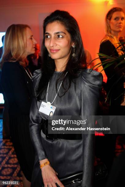 Megha Mittal, CEO of Escada, attends the Burda DLD Nightcap 2010 at the Bellvedere Hotel on January 27, 2010 in Davos, Switzerland.