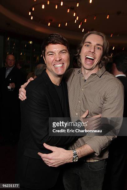 Director Mark Steven Johnson and Dax Shepard at the World Premiere of Touchstone Pictures 'When In Rome' on January 27, 2010 at the El Capitan...