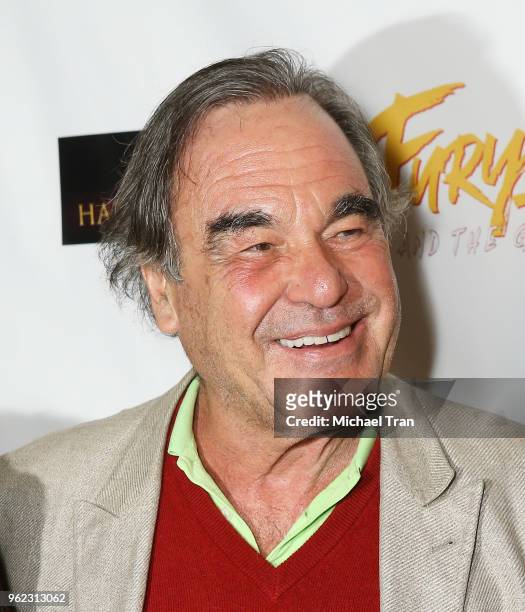Oliver Stone attends the Los Angeles premiere of Comedy Dynamics' "The Fury Of The Fist And The Golden Fleece" held at Laemmle's Music Hall 3 on May...