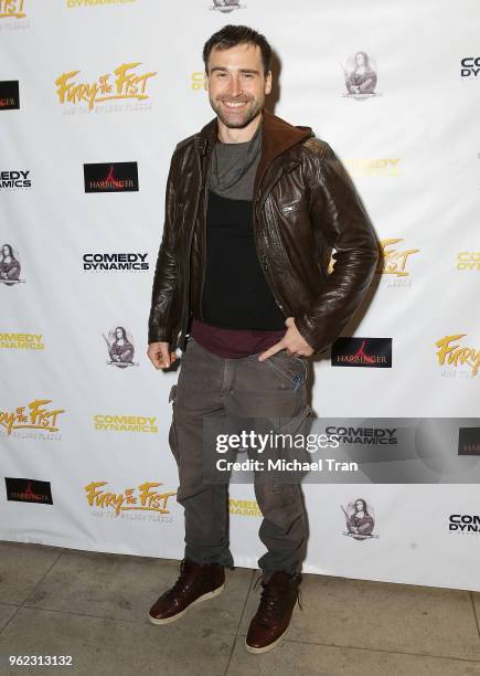 Sean Stone attends the Los Angeles premiere of Comedy Dynamics' "The Fury Of The Fist And The Golden Fleece" held at Laemmle's Music Hall 3 on May...