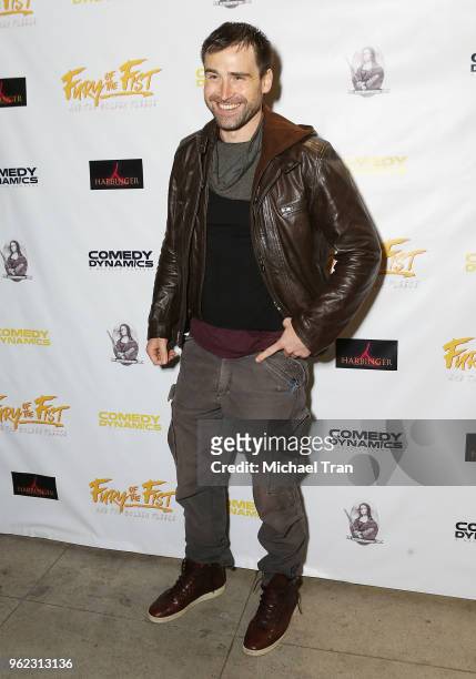 Sean Stone attends the Los Angeles premiere of Comedy Dynamics' "The Fury Of The Fist And The Golden Fleece" held at Laemmle's Music Hall 3 on May...