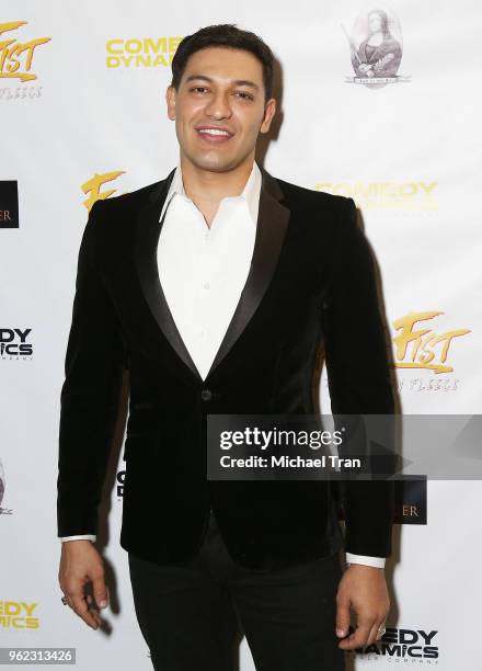 Alexander Wraith attends the Los Angeles premiere of Comedy Dynamics' "The Fury Of The Fist And The Golden Fleece" held at Laemmle's Music Hall 3 on...