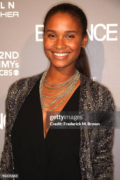 Actress Joy Bryant attends the ESSENCE Black Women in Music event at the Sunset Tower Hotel on January 27, 2010 in West Hollywood, California.