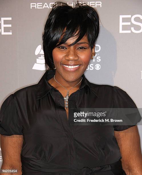 Recording artist Kelly Price attends the ESSENCE Black Women in Music event at the Sunset Tower Hotel on January 27, 2010 in West Hollywood,...
