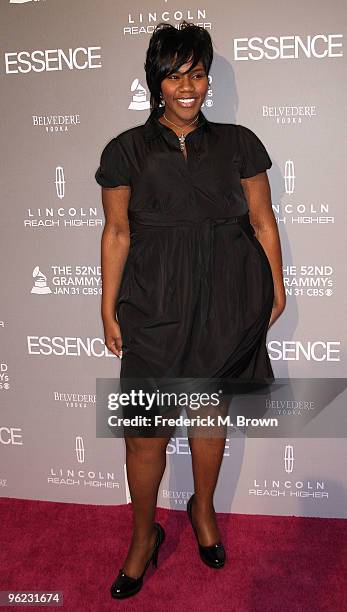 Recording artist Kelly Price attends the ESSENCE Black Women in Music event at the Sunset Tower Hotel on January 27, 2010 in West Hollywood,...