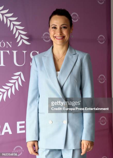 Spanish actress Natalia Verbeke presents the online movie 'Generacion Invictus, The Story of Marta' on May 24, 2018 in Madrid, Spain.