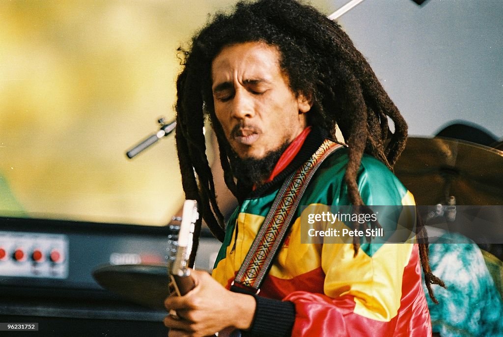 Bob Marley Performs At Crystal Palace Bowl in London