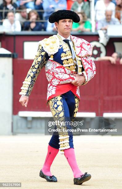 Julian Lopez 'El Juli' attends San Isidro Fair at Las Ventas bullring at Las Ventas Bullring on May 24, 2018 in Madrid, Spain.