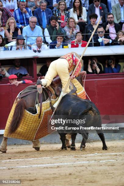 Picador' attends San Isidro Fair at Las Ventas bullring at Las Ventas Bullring on May 24, 2018 in Madrid, Spain.