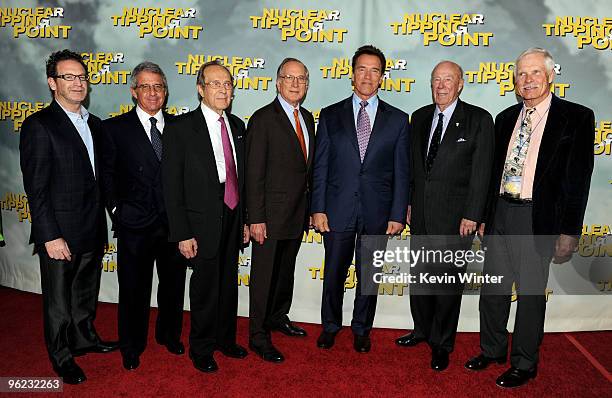 Larry Kurzweil, president and COO, Universal Studios Hollywood, Ron Meyer, president and COO Universal Studios, former Secretary of Defense William...